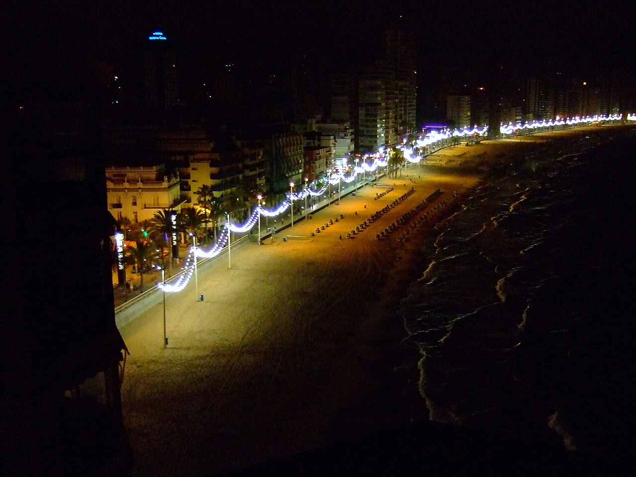Benidorm de noche